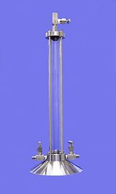 Cylinder for determination of gas density ASTM D1657